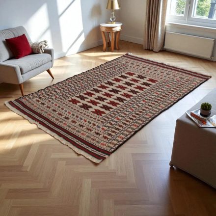 Covor kilim nomadic afgan Adarskan 119x193 covor de perete țesut manual