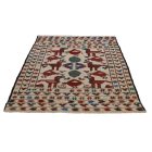 Covor kilim nomadic afgan Adarskan 121x196 covor de perete țesut manual