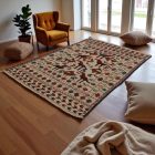 Covor kilim nomadic afgan Adarskan 130x197 covor de perete țesut manual