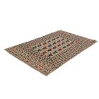 Covor kilim nomadic afgan Adarskan 124x204 covor de perete țesut manual
