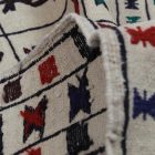 Covor kilim nomadic afgan Adarskan 124x204 covor de perete țesut manual