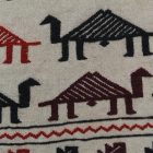 Covor kilim nomadic afgan Adarskan 121x203 covor de perete țesut manual