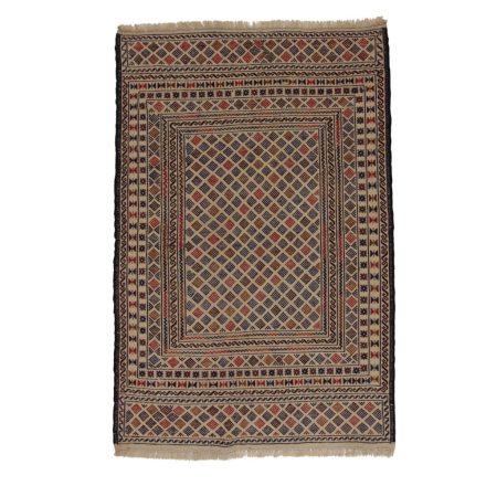 Covor kilim nomadic afgan Adarskan 124x192 covor de perete țesut manual