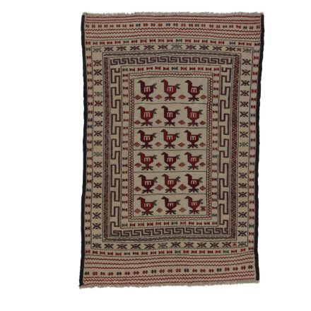 Covor kilim nomadic afgan Adarskan 118x181 covor de perete țesut manual