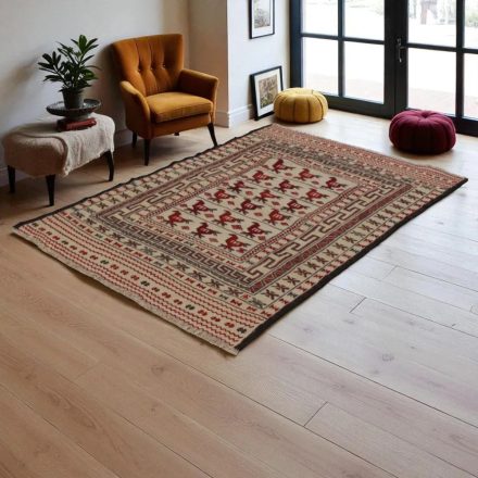 Covor kilim nomadic afgan Adarskan 118x181 covor de perete țesut manual