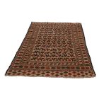 Covor kilim nomadic afgan Adarskan 122x194 covor de perete țesut manual