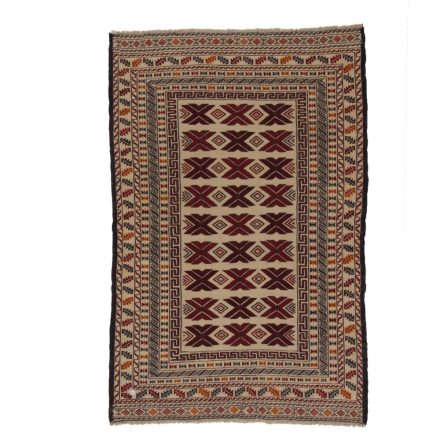 Covor kilim nomadic afgan Adarskan 127x195 covor de perete țesut manual