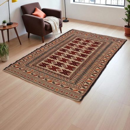 Covor kilim nomadic afgan Adarskan 127x195 covor de perete țesut manual