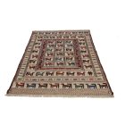 Covor kilim nomadic afgan Adarskan 126x198 covor de perete țesut manual