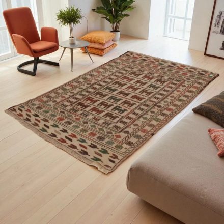 Covor kilim nomadic afgan Adarskan 115x178 covor de perete țesut manual