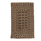 Covor kilim nomadic afgan Adarskan 115x178 covor de perete țesut manual