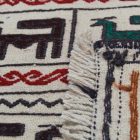 Covor kilim nomadic afgan Adarskan 121x200 covor de perete țesut manual
