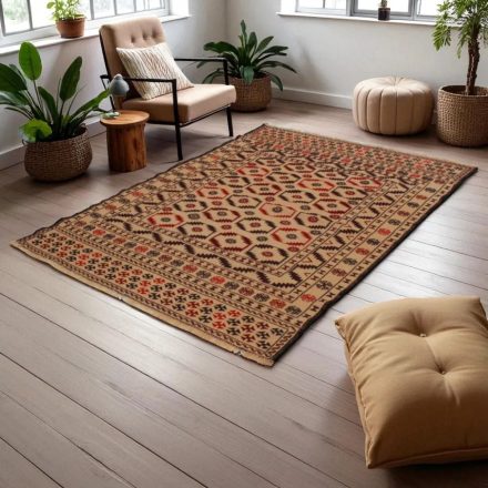 Covor kilim nomadic afgan Adarskan 133x190 covor de perete țesut manual