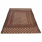 Covor kilim nomadic afgan Adarskan 128x191 covor de perete țesut manual