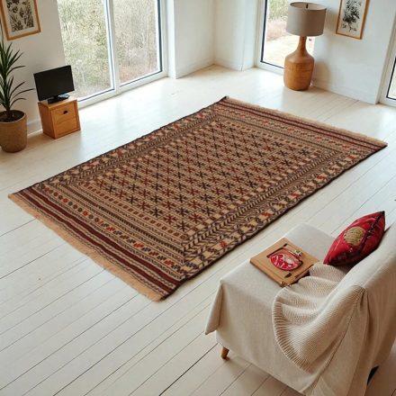 Covor kilim nomadic afgan Adarskan 120x186 covor de perete țesut manual