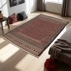 Covor kilim nomadic afgan Adarskan 117x200 covor de perete țesut manual