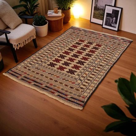 Covor kilim nomadic afgan Adarskan 135x184 covor de perete țesut manual