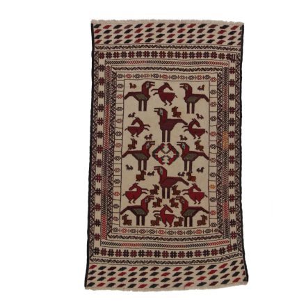 Covor kilim nomadic afgan Adarskan 111x203 covor de perete țesut manual