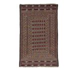 Covor kilim nomadic afgan Adarskan 122x190 covor de perete țesut manual