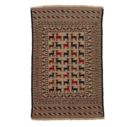 Covor kilim nomadic afgan Adarskan 127x198 covor de perete țesut manual