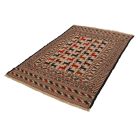 Covor kilim nomadic afgan Adarskan 127x198 covor de perete țesut manual