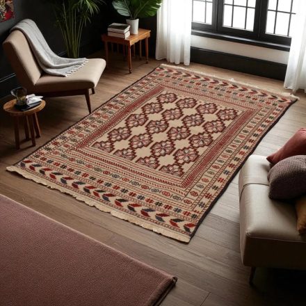 Covor kilim nomadic afgan Adarskan 132x187 covor de perete țesut manual