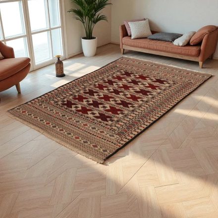 Covor kilim nomadic afgan Adarskan 120x197 covor de perete țesut manual