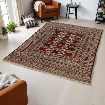 Covor kilim nomadic afgan Adarskan 122x191 covor de perete țesut manual