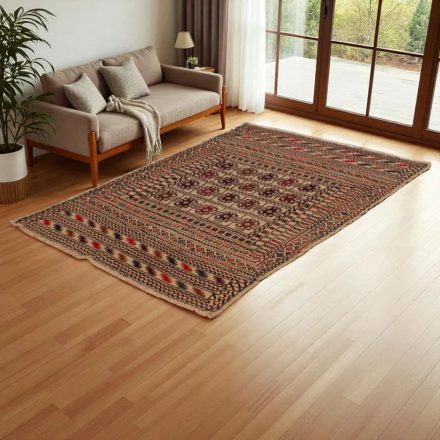 Covor kilim nomadic afgan Adarskan 137x202 covor de perete țesut manual