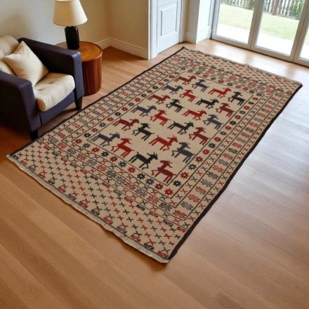 Covor kilim nomadic afgan Adarskan 120x197 covor de perete țesut manual