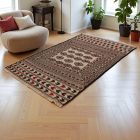 Covor kilim nomadic afgan Adarskan 126x204 covor de perete țesut manual