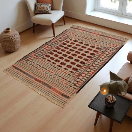 Covor kilim nomadic afgan Adarskan 108x177 covor de perete țesut manual