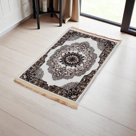 Covor clasic bej maro Isfahan 60x90 covor cu model oriental