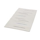 Covor de cârpe 72x130 alb covor de cârpe din bumbac