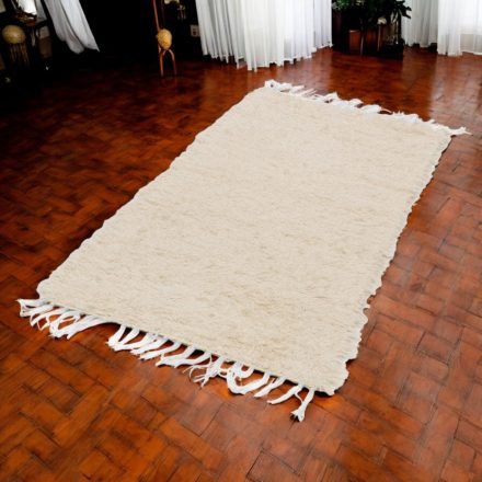covor pufos 76x133 covor bumbac bej