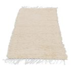 covor pufos 76x133 covor bumbac bej
