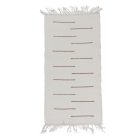 Covor de cârpe 70x129 bej covor de cârpe din bumbac