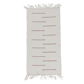 Covor de cârpe 70x129 bej covor de cârpe din bumbac