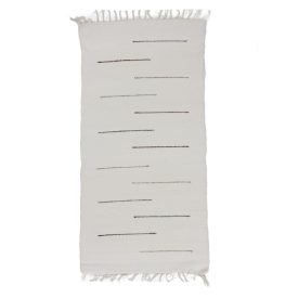 Covor de cârpe 79x134 bej covor de cârpe din bumbac