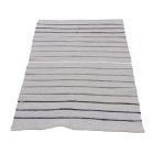Covor de cârpe 76x140 gri covor de cârpe din bumbac