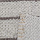 Covor de cârpe 76x140 gri covor de cârpe din bumbac
