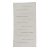 Covor de cârpe 71x140 alb covor de cârpe din bumbac