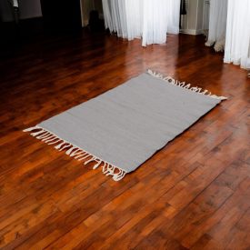 Covor cârpă 72x136 covor bumbac gri