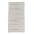 Covor de cârpe 68x129 alb covor de cârpe din bumbac