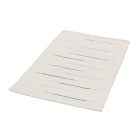 Covor de cârpe 68x129 alb covor de cârpe din bumbac