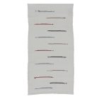 Covor de cârpe 130x69 alb covor de cârpe din bumbac