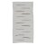 Covor de cârpe 130x69 alb covor de cârpe din bumbac