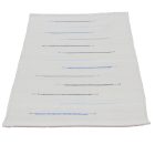 Covor de cârpe 129x69 alb covor de cârpe din bumbac