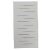 Covor de cârpe 133x69 alb covor de cârpe din bumbac