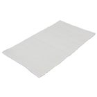 Covor de cârpe 121x74 alb covor de cârpe din bumbac